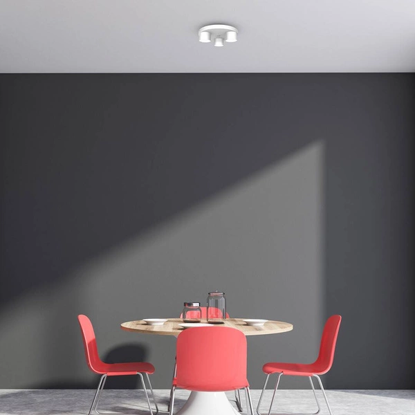 Lampa sufitowa plafon DIXIE WHITE 3x GX53 szer. 30cm | biały