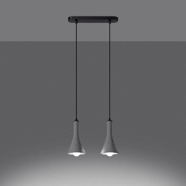 Lampa wisząca REA 2 beton