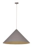 Lampa Sigma Vesuvio taupe/złoty M 3xE27 41058
