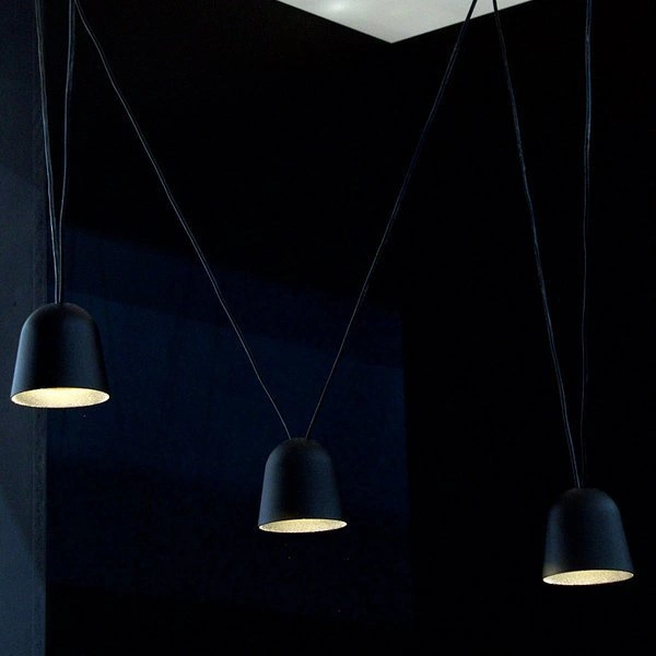 Lampa wisząca nowoczesna TOCCA 30W ciepła 3000K czarny/złoty