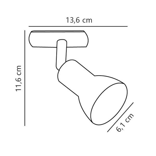 Oświetlenie szynowe MuninLink GU10 Metal | Czarny