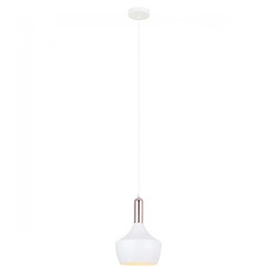 Lampa wisząca OPHELIA śr. 25cm E27 | biały/miedziany