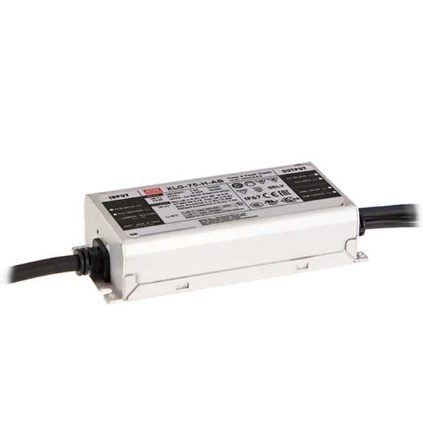 MEAN WELL Zasilacz impulsowy; LED; 74.4W; 24V; 3.1A; 100-305VAC; 142-431VDC; IP67