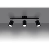 Lampa sufitowa LEMMI 3, czarny/chrom, 3x40W GU10, SL.1128