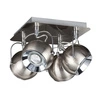 Ball Lampa Sufitowa Incl.4xLED GU10 5W Satyna/Chrom 5109487