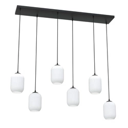 Lampa wisząca Emibig VERDI 6 BL OPAL 1435/6