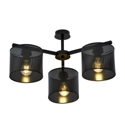 Lampa sufitowa Emibig JORDAN 3 Czarny 1143/3