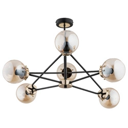 Lampa sufitowa ALFA SAGITO MOSIĄDZ 6xE14 60cm | 25626