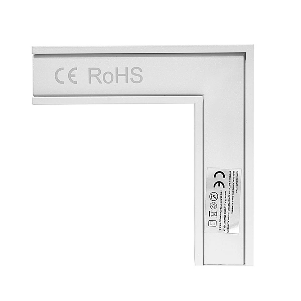 Łącznik kątowy do szyn magnetycznych natynkowych 48V | biały