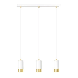 Lampa wisząca Emibig FUMIKO 3 WH/GOLD 815/3