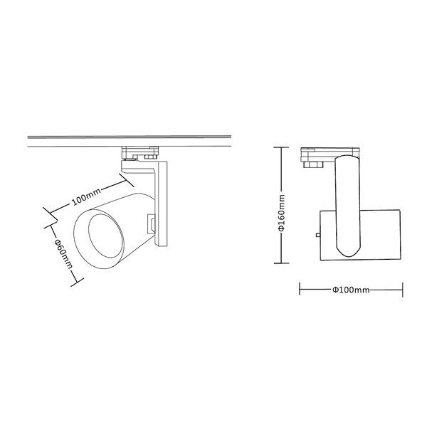 Reflektor Timor 10W 2700/4000K Biały 3 Obwodowy