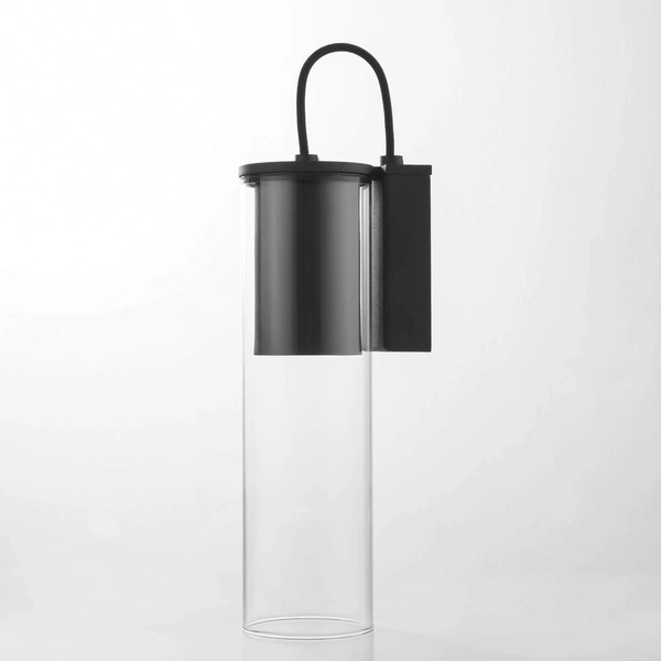 Kinkiet Manacor, czarny/transparentny, 1x50W GU10