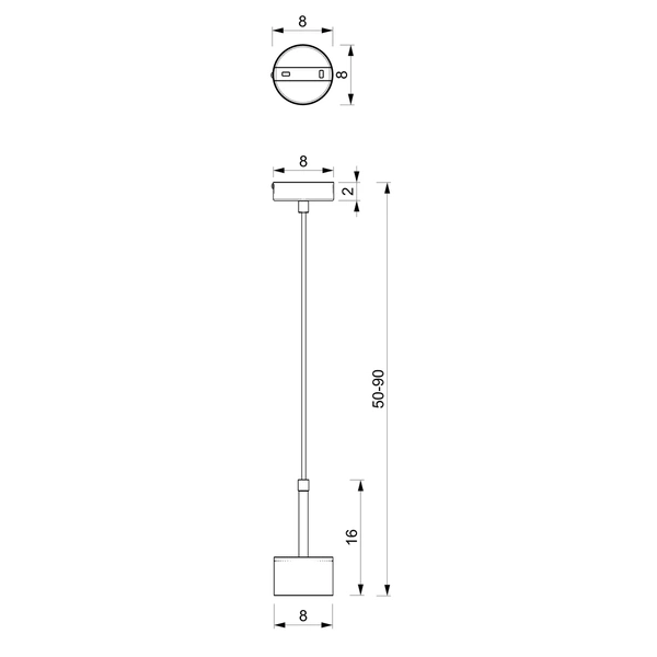 Lampa wisząca ARENA, MLP7766, zielony/złoty, 1x11W GX53