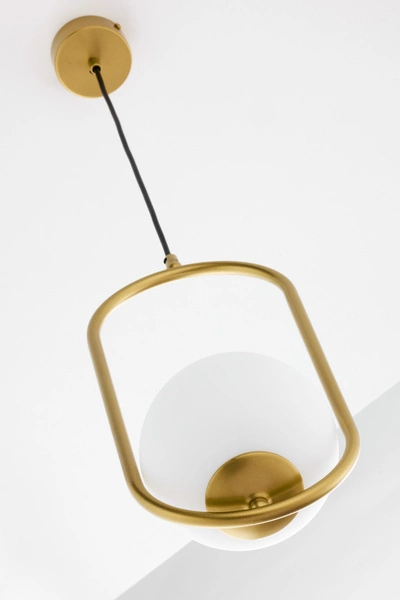 Nowoczesna Lampa wisząca IGON wys. 125cm 1xE14 11W IP20 | Złoty