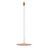 Lampa wisząca SIMONE TERRACOTTA wys.140cm szer.40cm GX53 IP20 | Terracotta