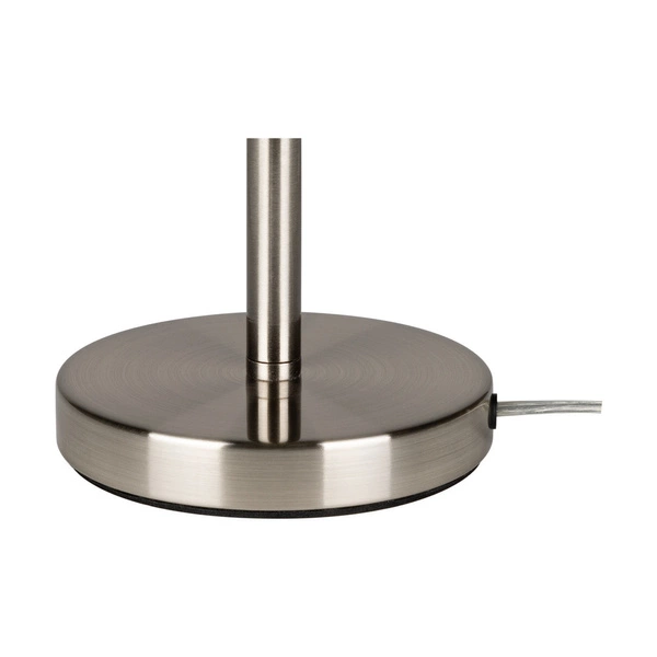 Lampa Stołowa Scarlett 1xE27 Maks. 40W Metal Satin/Przezroczysty Kabel PCV/Abażur Zielony Aksamit 7754027