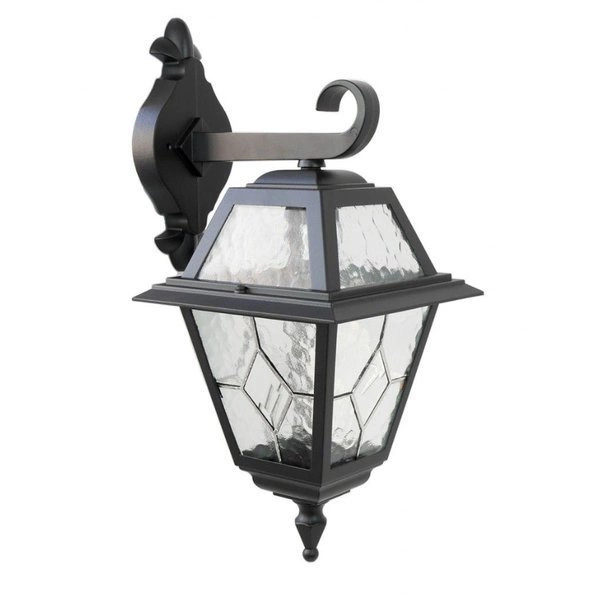 Kinkiet klasyczny zewnętrzny Witraż K 3012/1/NC | czarny