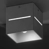 Nowoczesny plafon LOBO SL.0208 Szary 1xG9