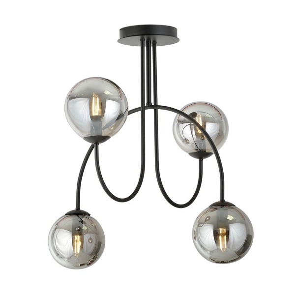 Lampa sufitowa Emibig ARCHI 4A BL GRAFIT 1287/4A
