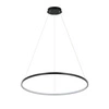 Lampa wisząca RING M 66cm 35W LED barwa zmienna CCT | czarny
