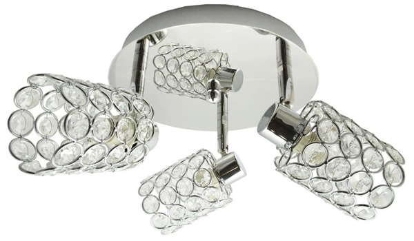 Lampa sufitowa YORK plafon 98-00125 chrom 3xG9