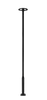 Składany słup oświetleniowy 3m czarny PRIME