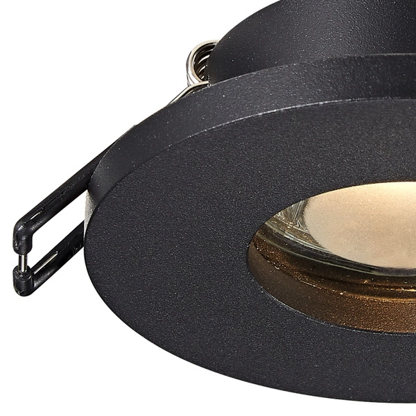 Spot sufitowy do łazienki oczko CHIPA DL GU10 50W IP54 | czarny