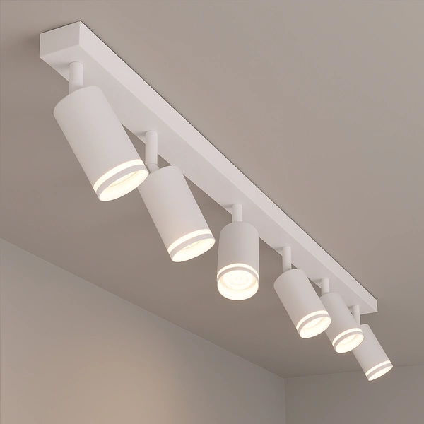 Oprawa Pipe Ring Spot Biały 6xGU10