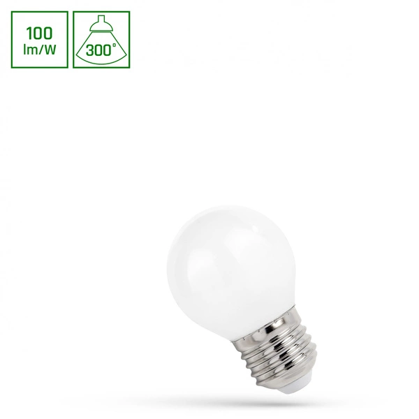 LED KULKA E-27 230V 4W COG WW WHITE SPECTRUM