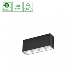 MINI28 ALLDAY INSPIRE ONE DARK LIGHT 80st BIAŁY 830 17W 230V 280mm CZARNY