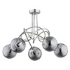 Lampa sufitowa ALFA TANGO GLASS CHROM 5xE14 62cm | 61095