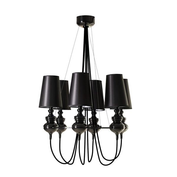 BAROCO 6 BLACK PENDANT