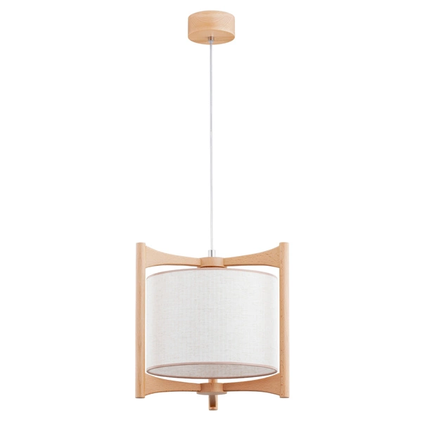 Lampa wisząca ALFA GALDI ONE DREWNIANA 1xE27 36cm | 61298
