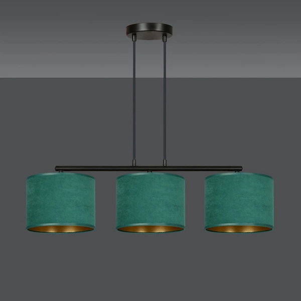 Lampa wisząca Emibig HILDE 3 BL GREEN 1051/3