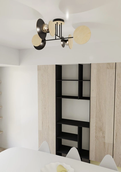 Lampa sufitowa Emibig ZITA 4 Czarny 173/4