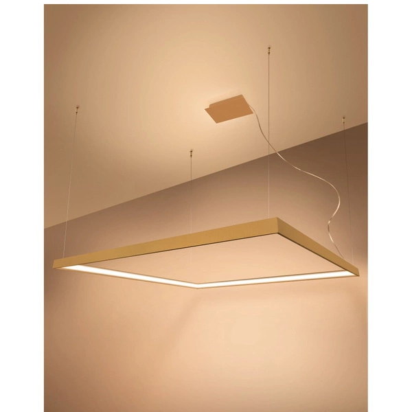 Lampa wisząca NELYA L, złota, 70W LED, barwa ciepła 3000K, TH.155