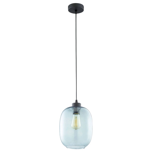 Nowoczesna lampa wisząca czarny/niebieski ELIO 3182 3182