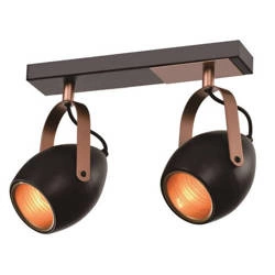 Lampa sufitowa ANICA, 92-81797, czarny/miedziany, 2x40W E14