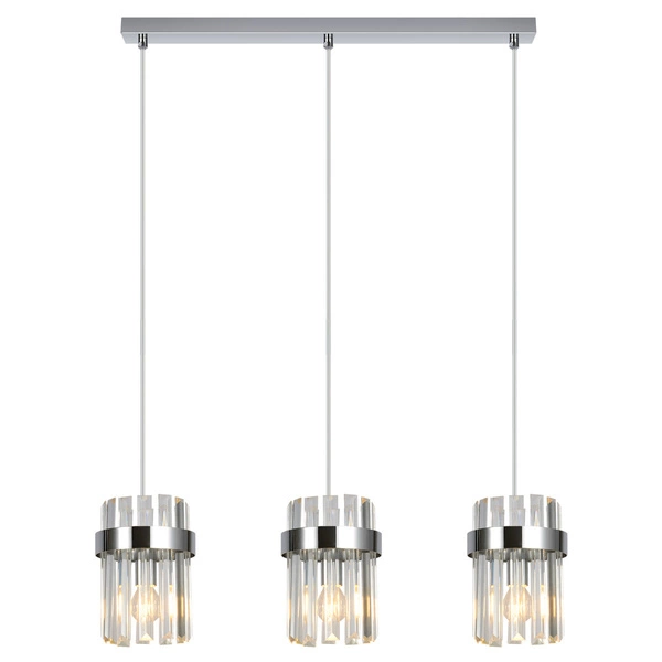 Lampa wisząca Vetro chrom 3xE14