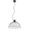 Lampa wisząca ALFA BONNY CZARNO-BIAŁA 1xE27 41cm | 60466