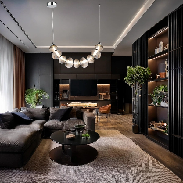 Lampa wisząca BOLLA SMOKED 36W LED