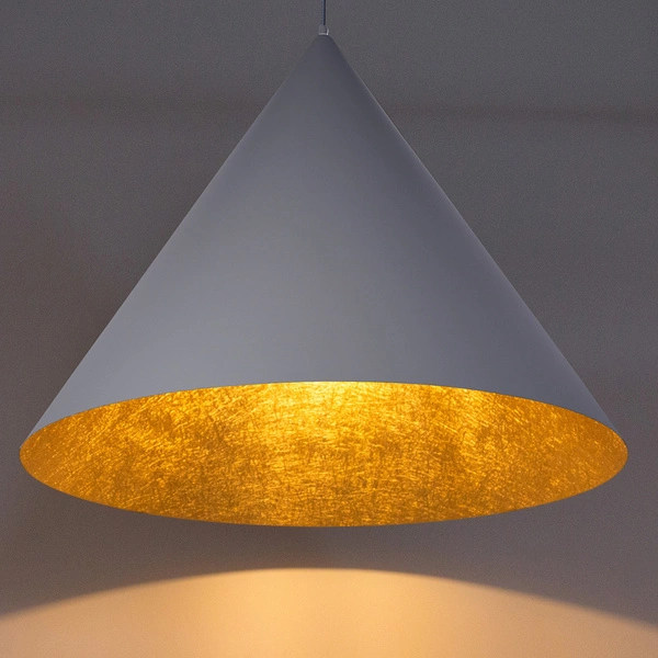 Lampa Sigma Vesuvio szary/złoty L 3xE27 41050