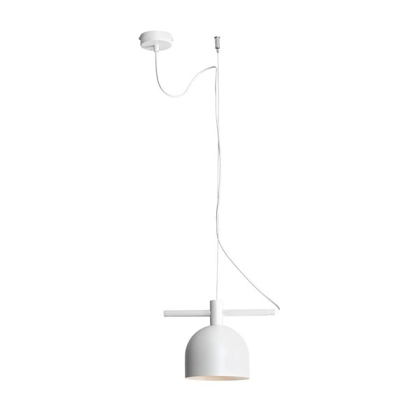 Aldex Lampa wisząca BERYL 976G, biała, 1x60W E27