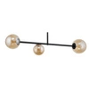 Lampa sufitowa, szklane kule ROMA 3 bursztynowy 32084