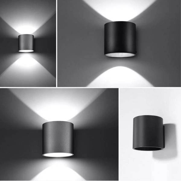 Sollux Kinkiet ORBIS 1 szary 12W LED, SL.0049