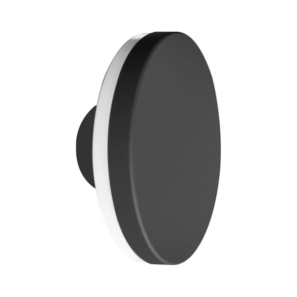 Kinkiet zewnętrzny VIANO okrągły śr. 15cm 12W LED neutralna biel 4000K | czarny
