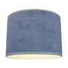 Abażur Cylinder E27 H30 Niebieski Aksamit A0426