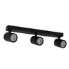 Lampa sufitowa, spot Tokio 3, czarna, 3x50W GU10