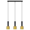 Lampa wisząca Amo czarno-złota 3xE27