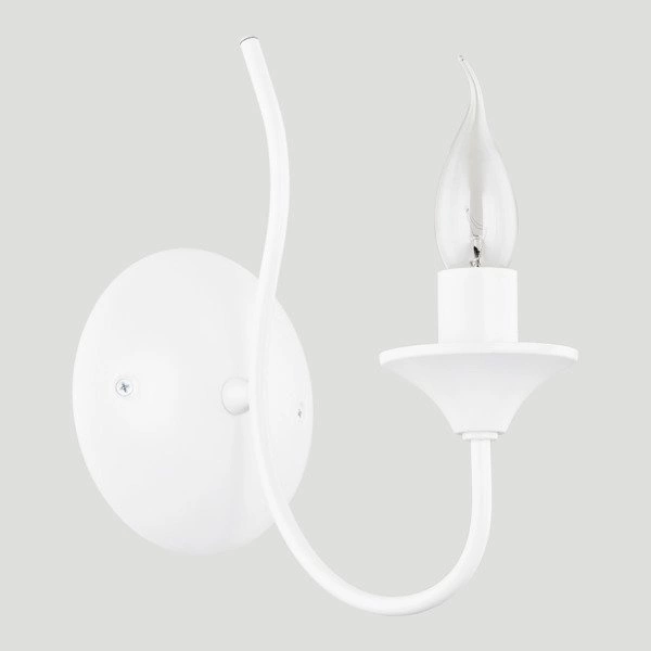 Kinkiet świecznik UNITY biały